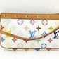 Louis Vuitton Multicolor Pochette Accessoires Accessory Pouch White