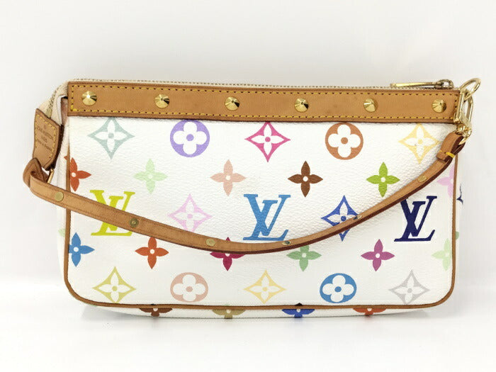 Louis Vuitton Multicolor Pochette Accessoires Accessory Pouch White