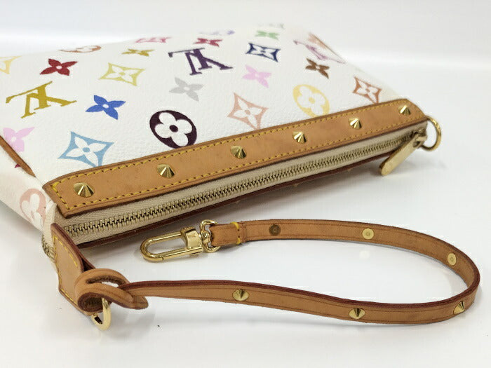 Louis Vuitton Multicolor Pochette Accessoires Accessory Pouch White