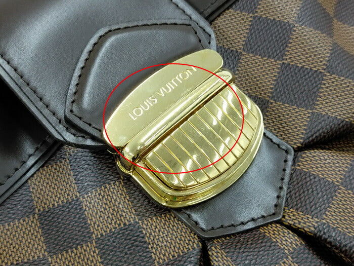 Louis Vuitton Sistina GM  Shoulder Bag Damier Ebene