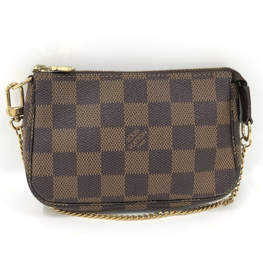 Louis Vuitton Mini Pochette Accessory Pouch Damier Ebene