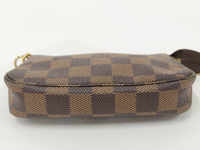 Louis Vuitton Mini Pochette Accessory Pouch Damier Ebene