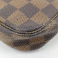 Louis Vuitton Mini Pochette Accessory Pouch Damier Leather