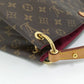 Louis Vuitton Graceful PM Monogram Leather Tote Bag Brown