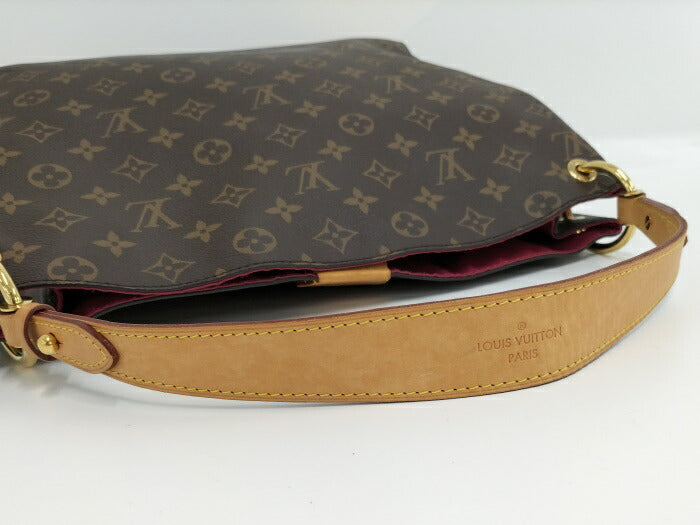 Louis Vuitton Graceful PM Monogram Leather Tote Bag Brown