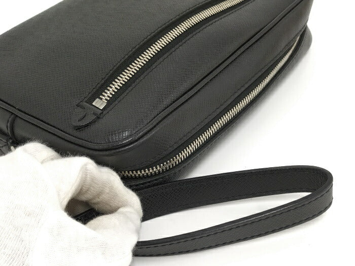 Louis Vuitton Pochette Kasai Clutch Taiga Aldworth Wallet