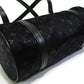 Louis Vuitton Papillon Monogram Satin Handbag Black