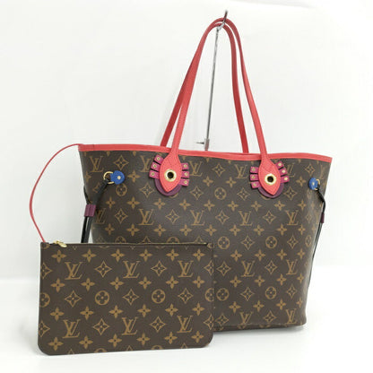 Louis Vuitton Neverfull MM Monogram Totem Flamingo Tote Bag