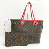 Louis Vuitton Neverfull MM Monogram Totem Flamingo Tote Bag