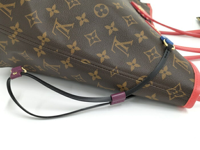 Louis Vuitton Neverfull MM Monogram Totem Flamingo Tote Bag