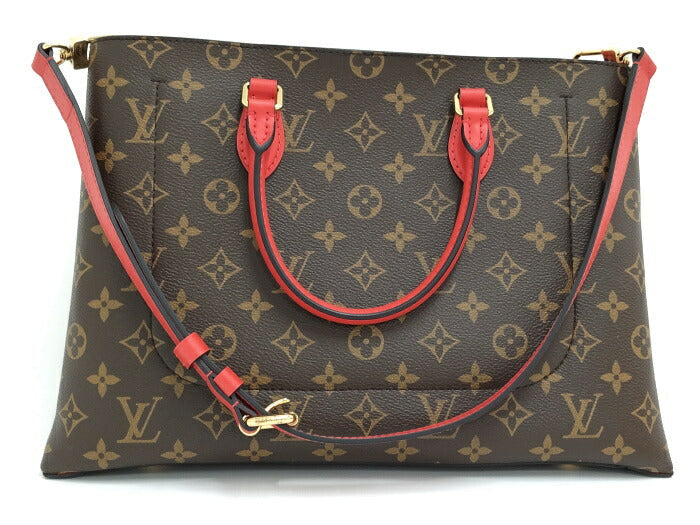 Louis Vuitton Flower Tote Monogram Coquelicot Red Shoulder Bag