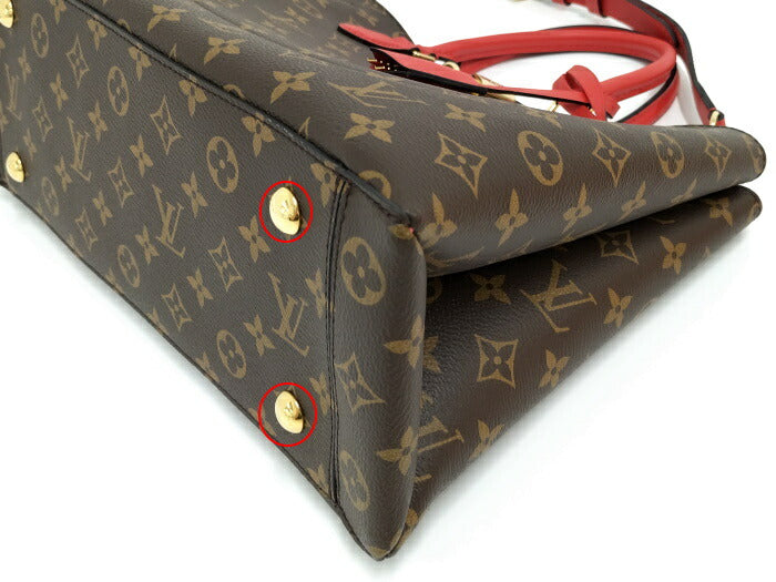 Louis Vuitton Flower Tote Monogram Coquelicot Red Shoulder Bag