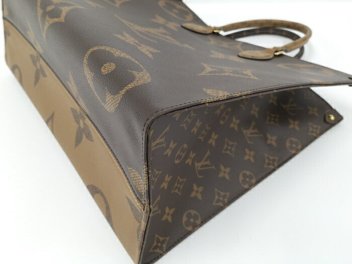 Louis Vuitton On The Go GM Monogram Glant Reverse Tote Bag