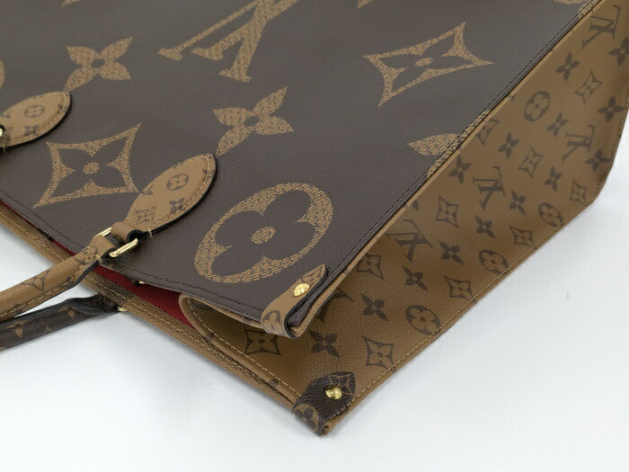 Louis Vuitton On The Go GM Monogram Glant Reverse Tote Bag