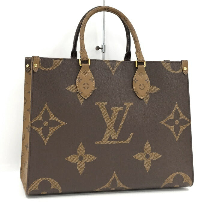 Louis Vuitton On The Go MM Monogram Reverse Tote Bag