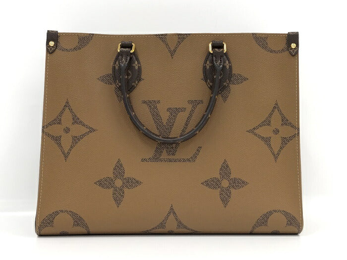 Louis Vuitton On The Go MM Monogram Reverse Tote Bag