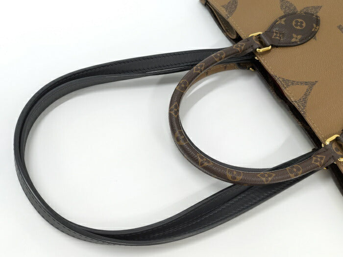 Louis Vuitton On The Go MM Monogram Reverse Tote Bag