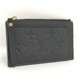Louis Vuitton Monogram Emplant Porte Cult Zip Coin Case