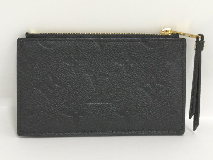 Louis Vuitton Monogram Emplant Porte Cult Zip Coin Case