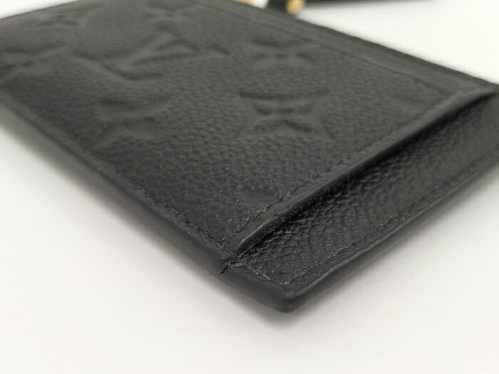 Louis Vuitton Monogram Emplant Porte Cult Zip Coin Case