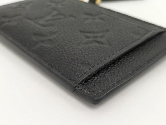 Louis Vuitton Monogram Emplant Porte Cult Zip Coin Case