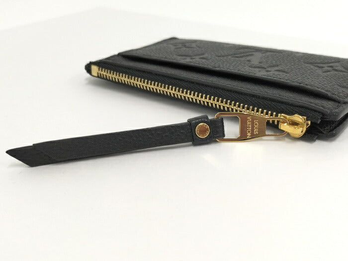 Louis Vuitton Monogram Emplant Porte Cult Zip Coin Case