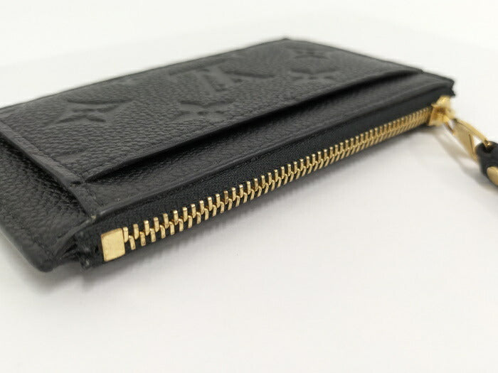 Louis Vuitton Monogram Emplant Porte Cult Zip Coin Case