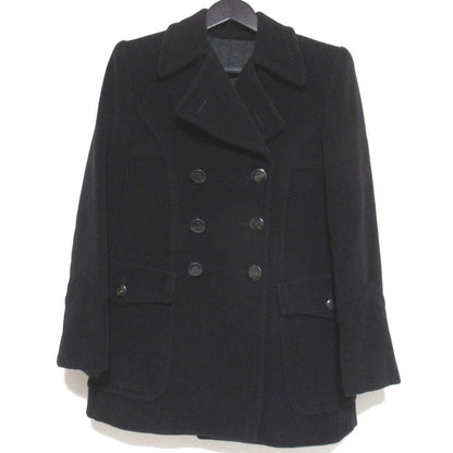 Gucci Double Breasted Angora Mohair Cashmere Blend Jacket