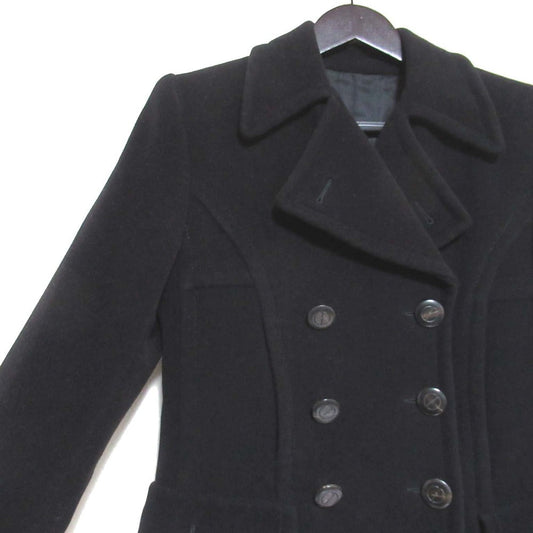 Gucci Double Breasted Angora Mohair Cashmere Blend Jacket