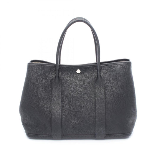 Hermes Black Negonda Leather Tote Bag ( )