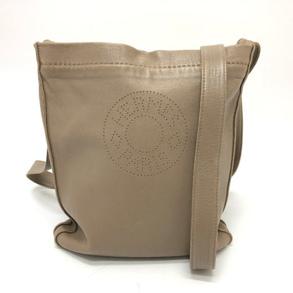 Hermes Etoupe Gray Leather Shoulder Bag ( )