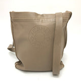 Hermes Etoupe Gray Leather Shoulder Bag ( )
