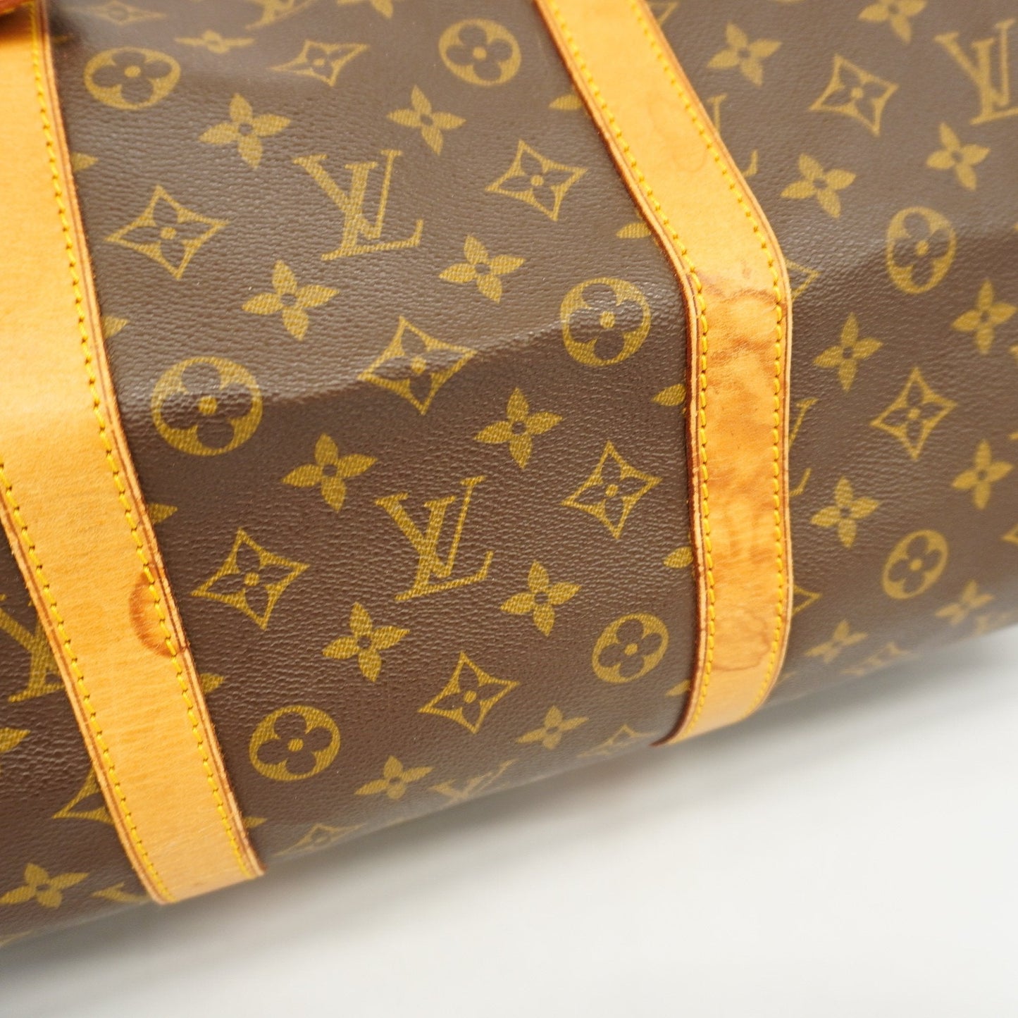 LOUIS VUITTONAuth  Monogram Keepol 55 M41424 Unisex Boston Bag