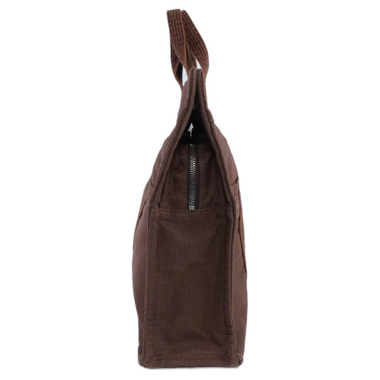 Hermes Brown Canvas Tote Bag ( )