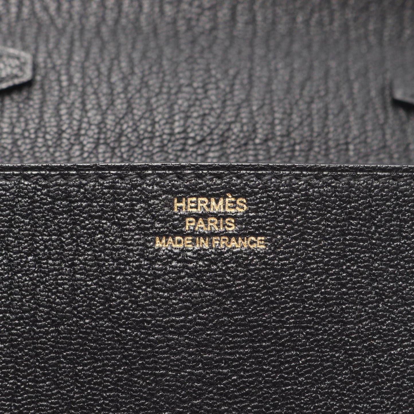 Hermes Black Chevre Leather Shoulder Bag ( )