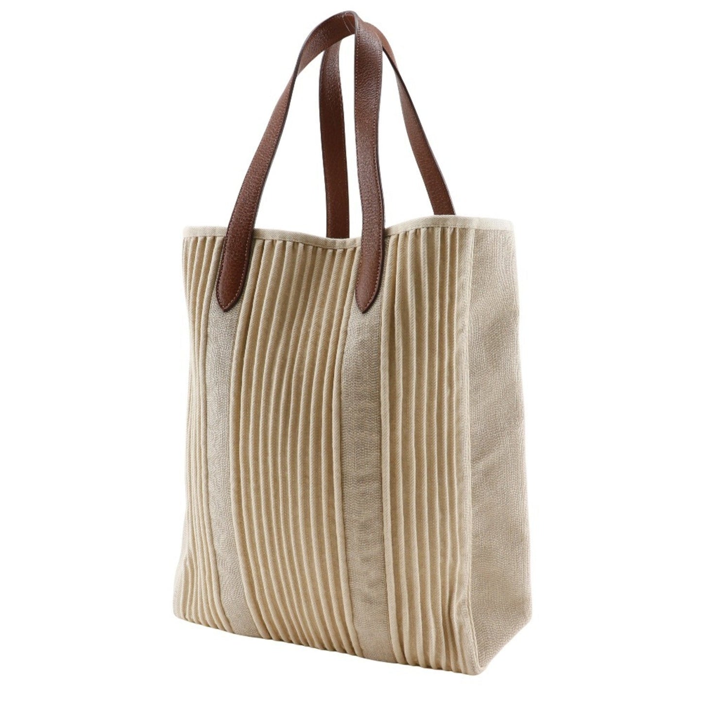 Hermes Beige Canvas Tote Bag ( )