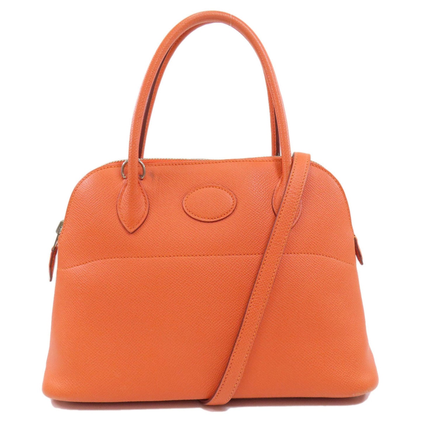 Hermes Bolide Orange Epsom Leather Handbag ( )