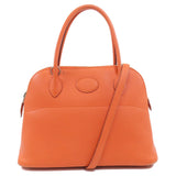 Hermes Bolide Orange Epsom Leather Handbag ( )