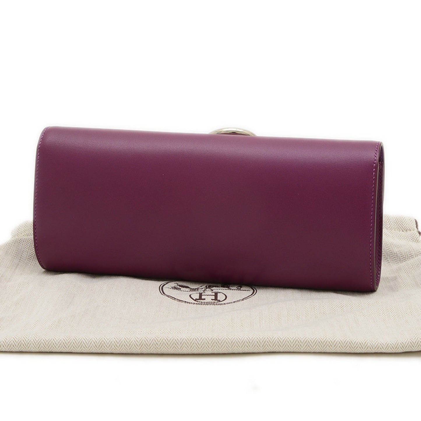Hermes Anemone Leather Clutch Bag ( )