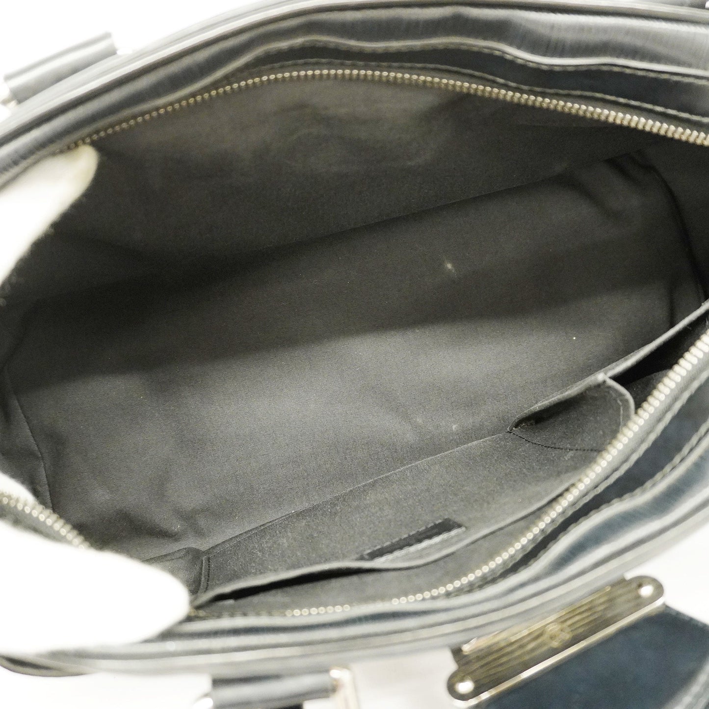 LOUIS VUITTONAuth  Epi Bowling Montagne GM M59312 Women's Handbag Noir