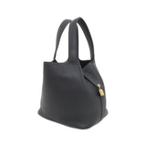 Hermes Black Taurillon Clemence Leather Handbag ( )
