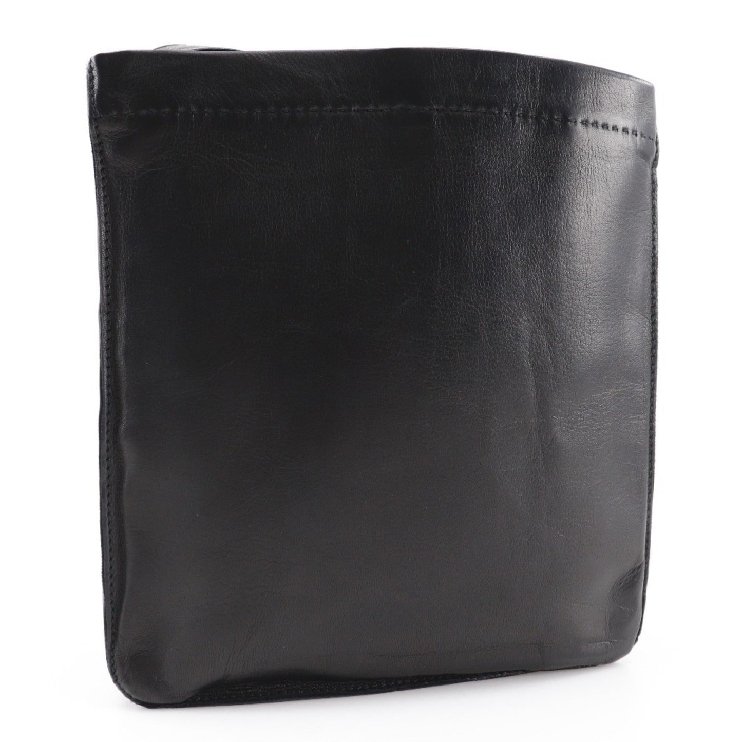Hermes Black Leather Shoulder Bag ( )