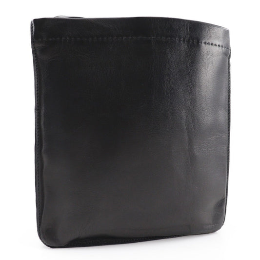 Hermes Black Leather Shoulder Bag ( )