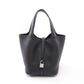 Hermes Black Taurillon Clemence Leather Handbag ( )