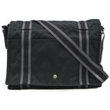 Hermes Black Canvas Shoulder Bag ( )