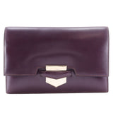 Hermes Bordeaux Box Calf Leather Clutch Bag ( )