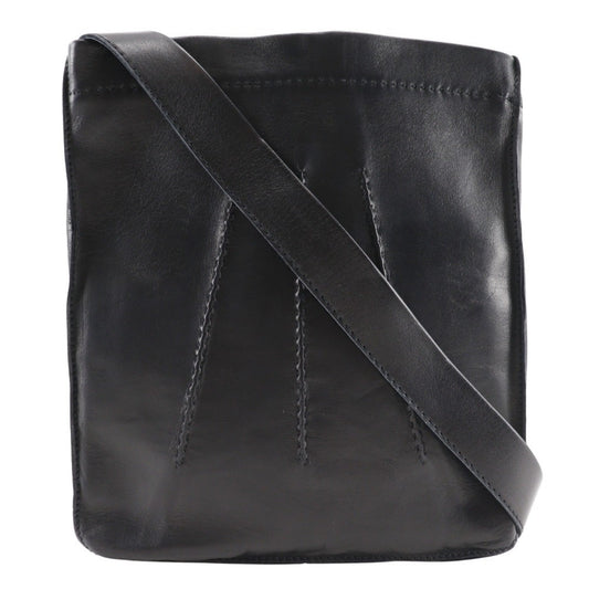 Hermes Black Leather Shoulder Bag ( )