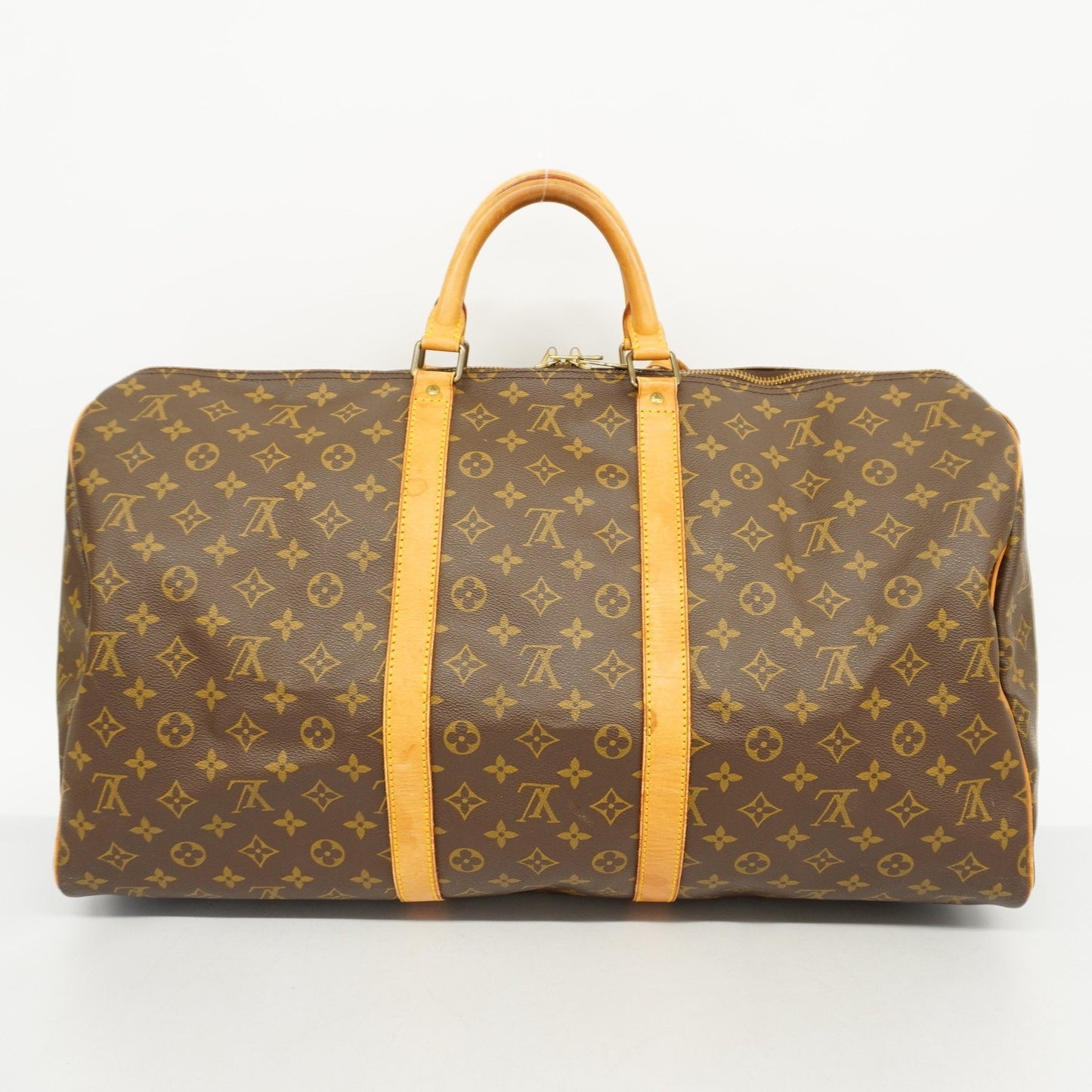 LOUIS VUITTONAuth  Monogram Keepol 55 M41424 Unisex Boston Bag