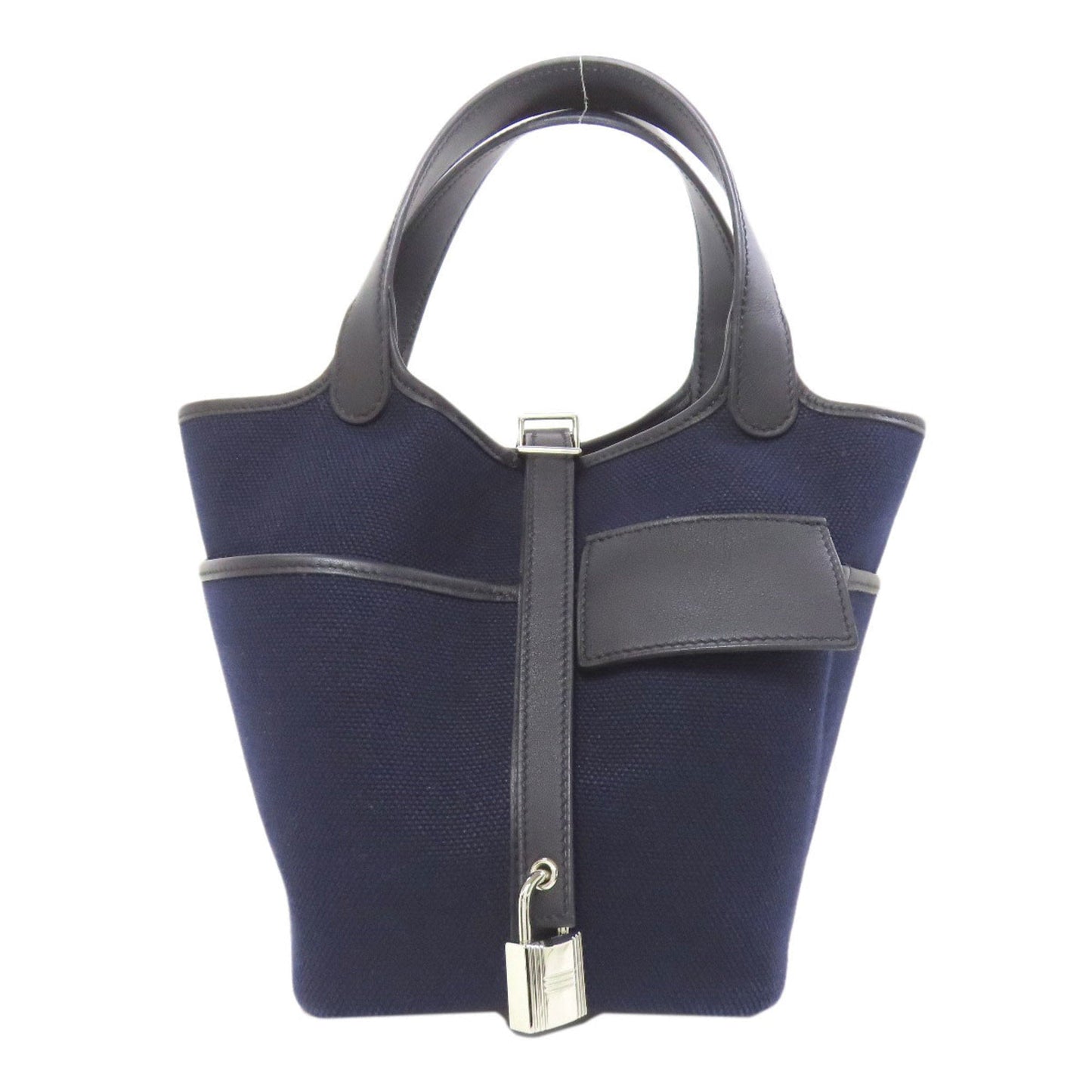 Hermes Black Navy Handbag ( )