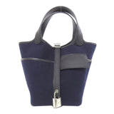 Hermes Black Navy Handbag ( )